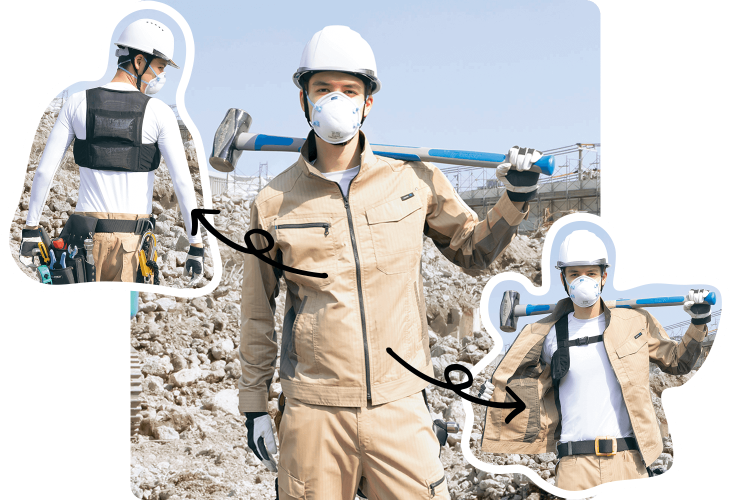 工事現場の画像