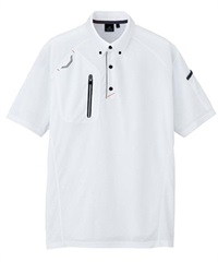【アイトス】10605　半袖ボタンダウンポロシャツ（男女兼用）