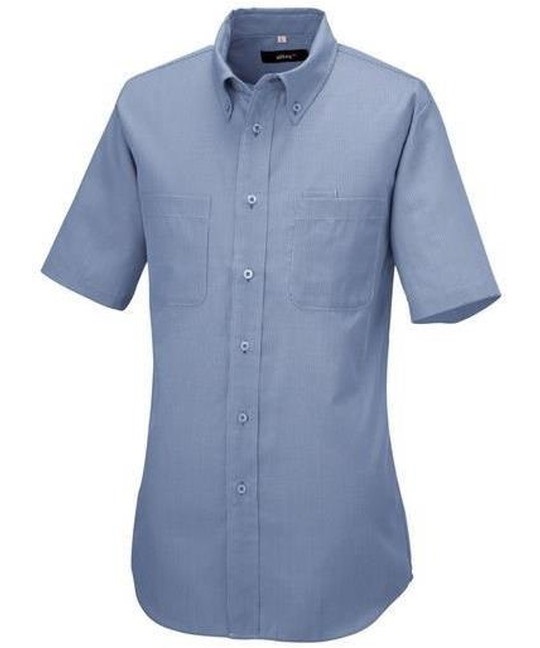 【アイトス】50402　半袖ボタンダウンシャツ（コードレーン）（男女兼用）(107ｻｯｸｽ-3S)