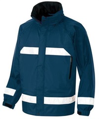 【アイトス】56303　全天候型リフレクタージャケット（男女兼用）(008ﾈｲﾋﾞｰ-S)