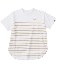 【アイトス】95185　防虫ボーダープリントTシャツ