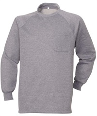 【アタックベース】35015　裏起毛ハイネック(07ｸﾞﾚｰ-M)