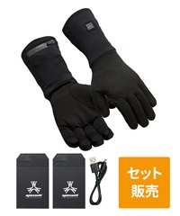 【アタックベース】421075　ヒートインナーグローブ    バッテリーセット