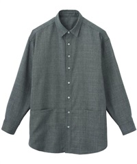 【カーシーカシマ】HWY011　ロングシャツ(5ﾌｨﾖﾙﾄﾞｸﾞﾚｰ-S)