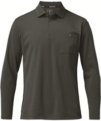 【バートル】665　長袖ポロシャツ（ユニセックス）(14ﾐﾙｽｸﾞﾘｰﾝ-SS)