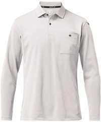 【バートル】665　長袖ポロシャツ（ユニセックス）(29ﾎﾜｲﾄ-SS)