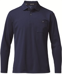 【バートル】665　長袖ポロシャツ（ユニセックス）(3ﾈｲﾋﾞｰ-SS)