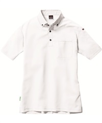 【バートル】717　半袖BDシャツ（ユニセックス）(29ﾎﾜｲﾄ-S)