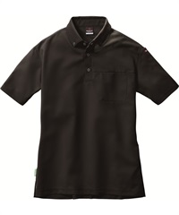 【バートル】717　半袖BDシャツ（ユニセックス）(35ﾌﾞﾗｯｸ-S)