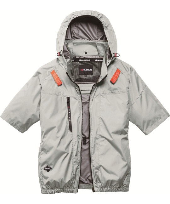 【バートル】AC2096　AC半袖ブルゾン(60ｱｯｼｭｸﾞﾚｰ-XL)
