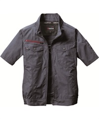 【バートル】AC7146　AC半袖ブルゾン（ユニセックス）(45ｲﾝﾃﾞｨｺﾞ-S)