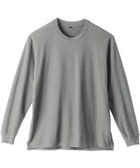 【桑和】6055-62　長袖Tシャツ（胸ポケット無）(7ｸﾞﾚｰ-SS)