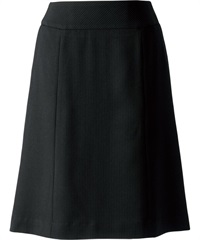 【神馬】SA347S　美形スカート：セミフレア(7ﾌﾞﾗｯｸ-SS)
