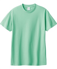 【トムス（Printstar）】00085-CVT　5.6オンス　ヘビーウェイトTシャツ(195ｱｲｽｸﾞﾘｰﾝ-100)