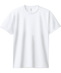 【トムス（glimmer）】00300-ACT　4.4オンス　ドライTシャツ(001ﾎﾜｲﾄ-100)
