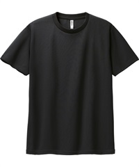 【トムス（glimmer）】00300-ACT　4.4オンス　ドライTシャツ(005ﾌﾞﾗｯｸ-100)