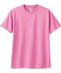 【トムス（glimmer）】00300-ACT　4.4オンス　ドライTシャツ(011ﾋﾟﾝｸ-100)