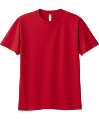 【トムス（glimmer）】00300-ACT　4.4オンス　ドライTシャツ(035ｶﾞｰﾈｯﾄﾚｯﾄﾞ-100)