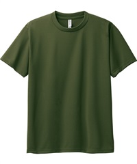【トムス（glimmer）】00300-ACT　4.4オンス　ドライTシャツ(037ｱｰﾐｰｸﾞﾘｰﾝ-100)