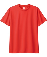【トムス（glimmer）】00300-ACT　4.4オンス　ドライTシャツ(048蛍光ｵﾚﾝｼﾞ-100)