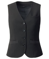 【チクマ】TE8060　ベスト（女性用）(20ﾌﾞﾗｯｸ-5)