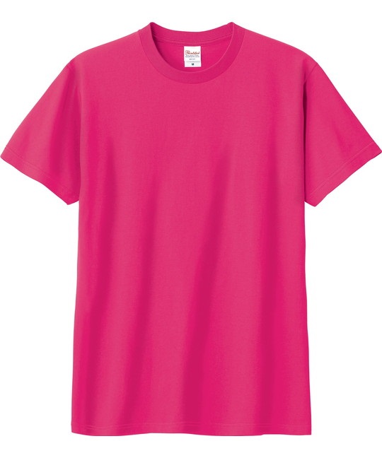 【トムス（Printstar）】00085　5.6オンス　ヘビーウェイトTシャツ(146ﾎｯﾄﾋﾟﾝｸ-100)