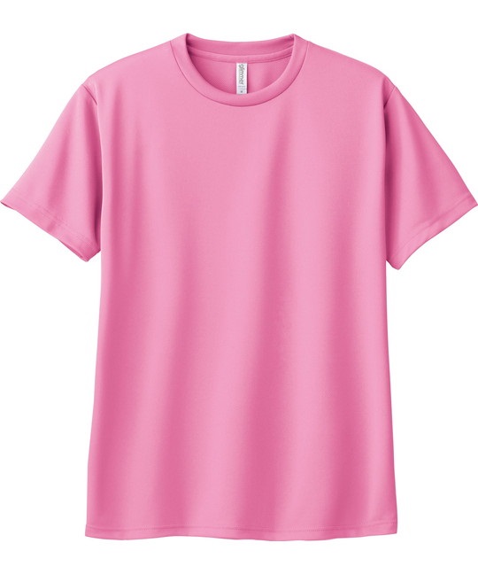 【トムス（glimmer）】00300　4.4オンス　ドライTシャツ(011ﾋﾟﾝｸ-100)