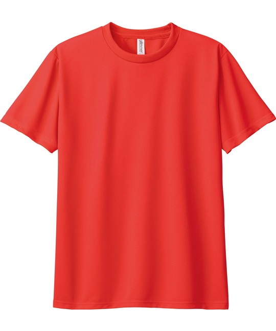 【トムス（glimmer）】00300　4.4オンス　ドライTシャツ(048蛍光ｵﾚﾝｼﾞ-100)