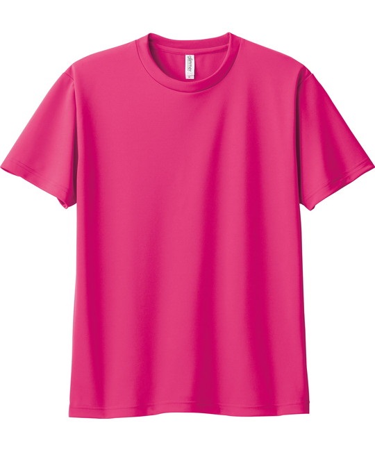 【トムス（glimmer）】00300　4.4オンス　ドライTシャツ(146ﾎｯﾄﾋﾟﾝｸ-100)