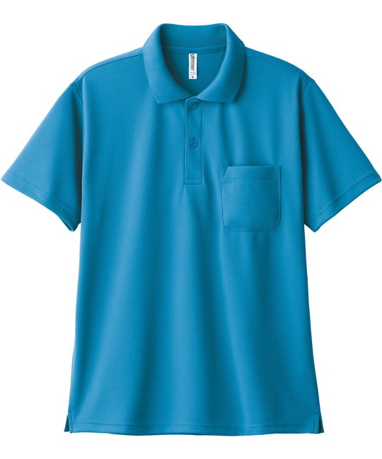 【トムス（glimmer）】00330　4.4オンス　ドライポロシャツ（ポケット付）(034ﾀｰｺｲｽﾞ-SS)