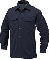 【CO-COS】A-1748　抗菌防臭・防縮長袖シャツ(1ｼｰﾙｽﾞﾈｲﾋﾞｰ-S)