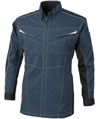 【CO-COS】A-2078　消臭・ストレッチ　長袖シャツ(31ｲﾝﾃﾞｨｺﾞ-SS)