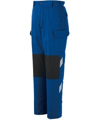 【CO-COS】A-3076　ノータックカーゴパンツ（バイカラータイプ）(6ﾌﾞﾙｰ-62)