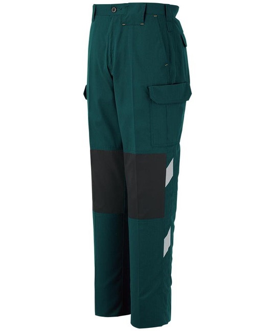 【CO-COS】A-3076　ノータックカーゴパンツ（バイカラータイプ）(9ｸﾞﾘｰﾝ-62)
