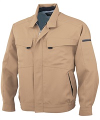 【CO-COS】A-3361　エコ・製品制電　長袖ブルゾン(2ﾍﾞｰｼﾞｭ-SS)