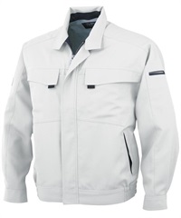 【CO-COS】A-3361　エコ・製品制電　長袖ブルゾン(3ｼﾙﾊﾞｰ-SS)