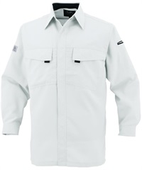 【CO-COS】A-3368　エコ・製品制電　長袖シャツ(3ｼﾙﾊﾞｰ-SS)