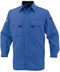 【CO-COS】A-3368　エコ・製品制電　長袖シャツ(6ﾌﾞﾙｰ-SS)