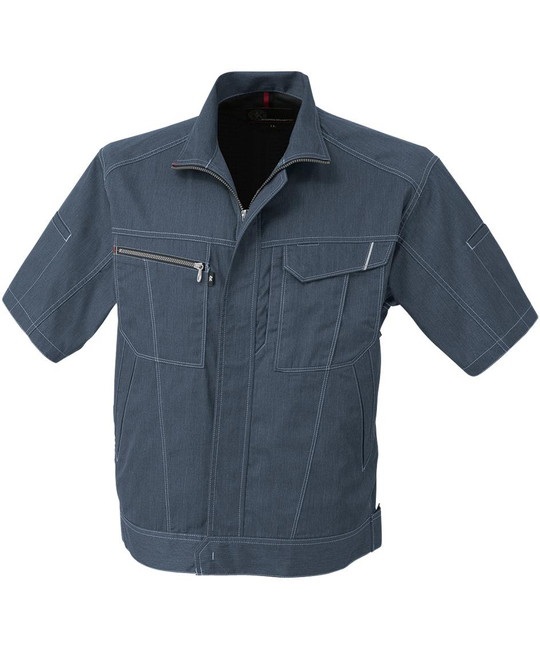 【CO-COS】A-4070　半袖ブルゾン(31ｲﾝﾃﾞｨｺﾞ-SS)