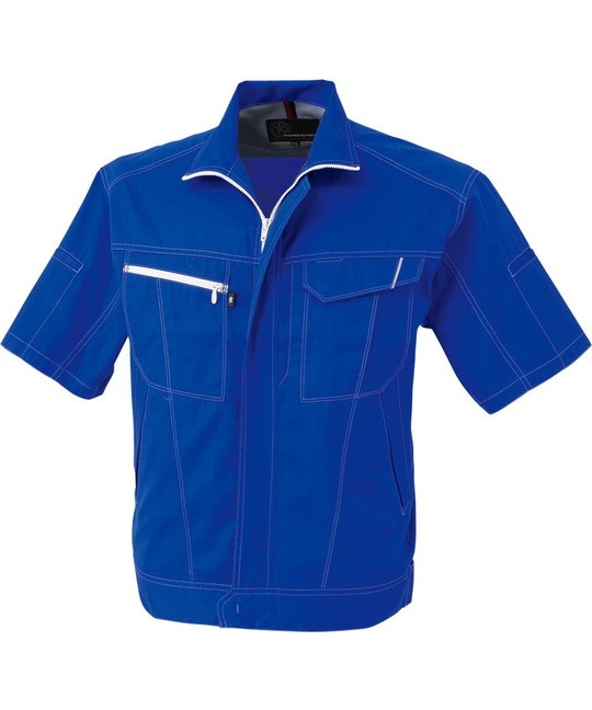 【CO-COS】A-4070　半袖ブルゾン(6ﾌﾞﾙｰ-SS)