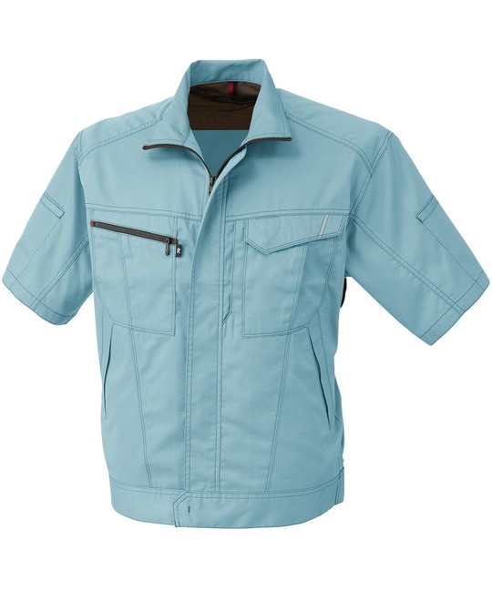 【CO-COS】A-4070　半袖ブルゾン(9ｸﾞﾘｰﾝ-SS)