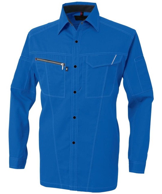 【CO-COS】A-4078　長袖シャツ(16ｽｶｲﾌﾞﾙｰ-SS)