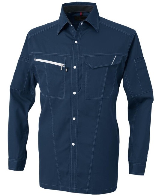 【CO-COS】A-4078　長袖シャツ(1ﾈｲﾋﾞｰ-SS)