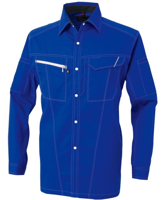 【CO-COS】A-4078　長袖シャツ(6ﾌﾞﾙｰ-SS)