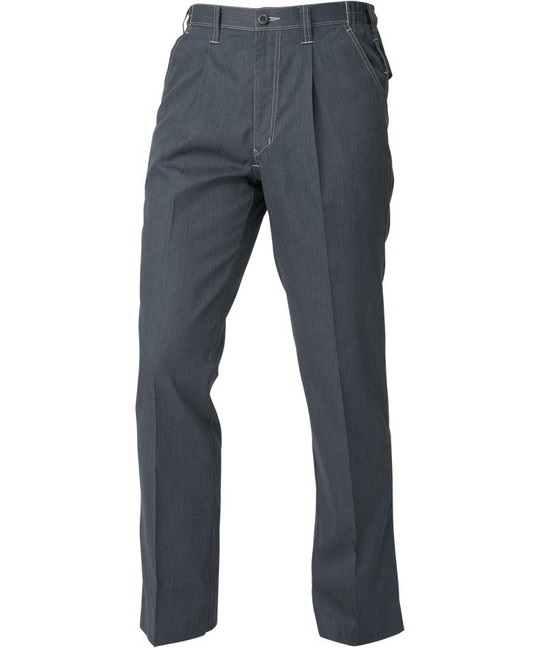 【CO-COS】A-4174　ワンタックスラックス（脇シャーリングタイプ）(31ｲﾝﾃﾞｨｺﾞ-SS)