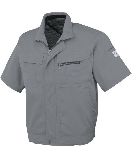 【CO-COS】A-4450　エコ５ＩＶＥスター　半袖ブルゾン(3ｸﾞﾚｰ-3S)