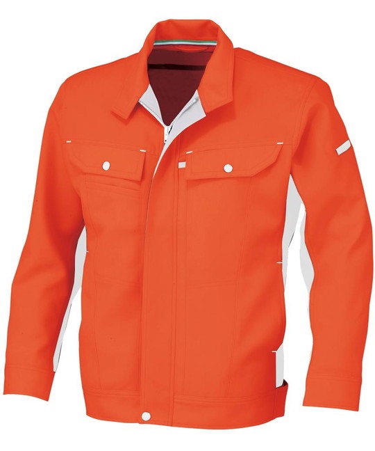 【CO-COS】A-5170　立体カットブルゾン(12ｵﾚﾝｼﾞ-SS)