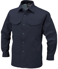 【CO-COS】A-748　抗菌防臭・防縮長袖シャツ(1ｼｰﾙｽﾞﾈｲﾋﾞｰ-S)