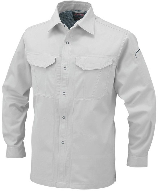 【CO-COS】A-748　抗菌防臭・防縮長袖シャツ(3ﾌﾟﾗﾁﾅｼﾙﾊﾞｰ-S)