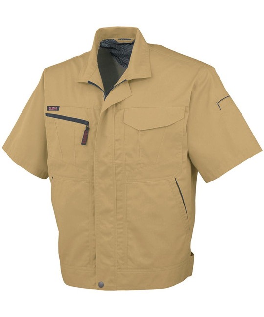 【CO-COS】A-760　半袖ブルゾン(2ｷｬﾒﾙﾍﾞｰｼﾞｭ-SS)